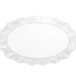 Patera szklana 25x16 cm Altom Design Vivienne duży talerz na ciasto desery