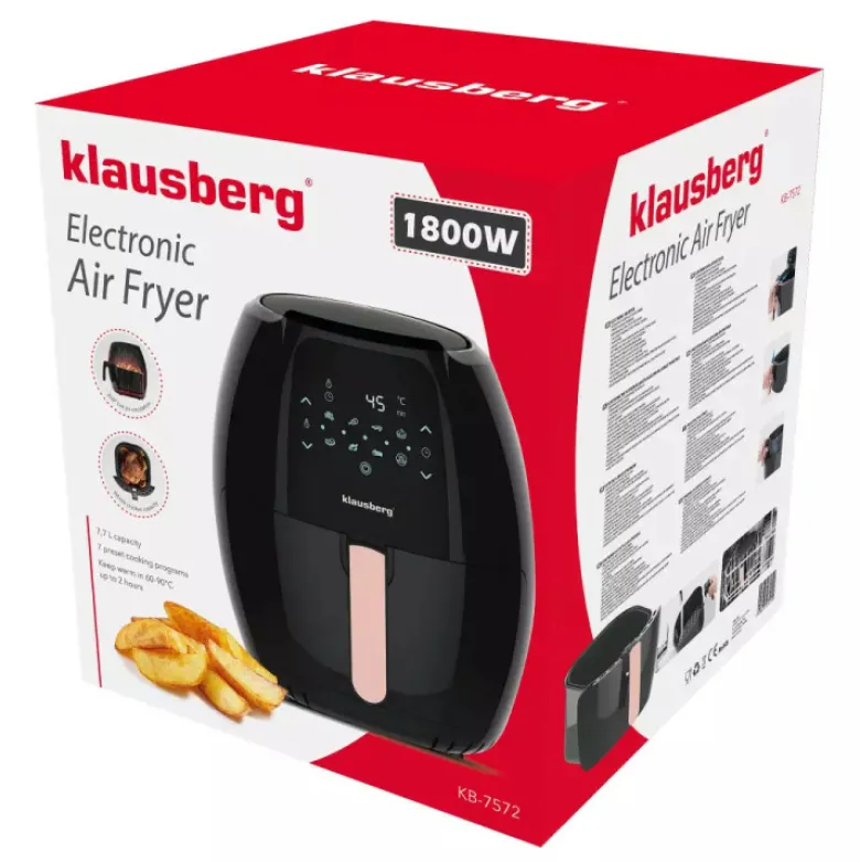 Piekarnik frytkownica beztłuszczowa 12w1 Klausberg KB 7572 1800W