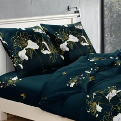 Pościel 160x200 bawełna satynowa 3D Cotton World gruba 3 części 2339
