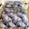 Pościel 160x200 bawełna satynowa dwustronna GierekHoff gruba 3 części GH 3178 Geometryczny labirynt