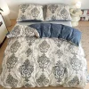 Pościel 160x200 bawełna satynowa dwustronna GierekHoff gruba 3 części GH 3158 Królewski ornament