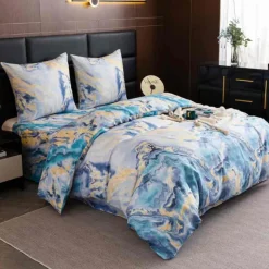 Pościel 220x200 bawełna satynowa dwustronna Cotton World gruba 3 części AML 3082