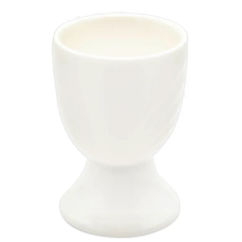 Podstawka na jajko kieliszek porcelana biała Tragar 38497