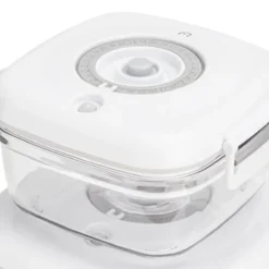 Pojemniki próżniowe na żywność MG Home Clever 650/1350/2500 ml w zestawie z pompką białe