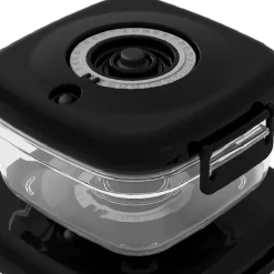 Pojemniki próżniowe na żywność MG Home Clever 650/1350/2500 ml w zestawie z pompką czarne