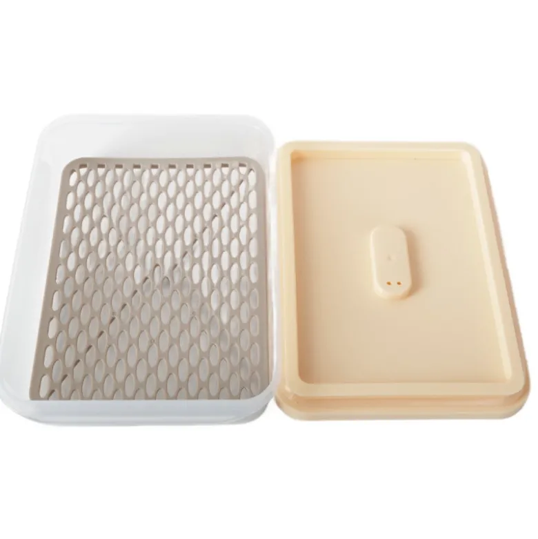 Pojemniki prostokątne lunchbox MG Home Misto z podkładką zestaw 3 sztuki hermetyczne 4400/2200/1000 ml brzoskwiniowe