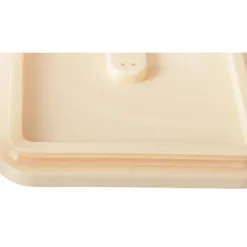 Pojemniki prostokątne lunchbox MG Home Misto z podkładką zestaw 3 sztuki hermetyczne 4400/2200/1000 ml brzoskwiniowe