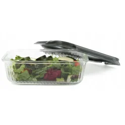 Pojemniki szklane lunchbox GierekHoff Riffle 1500/1000/400 ml żaroodporne szczelne GH 1107