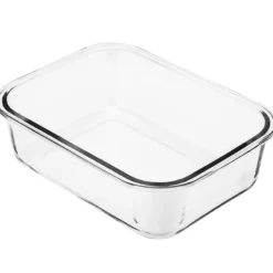 Pojemniki szklane 1500 ml prostokątne lunchbox Fresh zestaw 3 sztuki żaroodporne hermetyczne