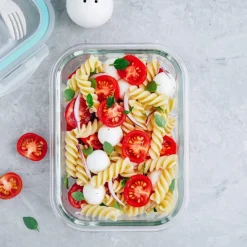 Pojemniki szklane 1040 ml prostokątne lunchbox Florina Frigo zestaw 3 sztuki żaroodporne hermetyczne