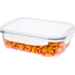 Pojemniki szklane 1040 ml prostokątne lunchbox Florina Frigo zestaw 3 sztuki żaroodporne hermetyczne