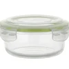 Pojemniki szklane okrągłe lunchbox Florina Frigo zestaw 3 sztuki żaroodporne hermetyczne 620 ml