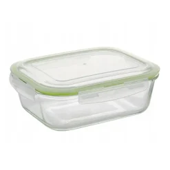 Pojemniki szklane zestaw 6 sztuk na żywność jedzenie Florina Frigo pudełko śniadaniówka lunchbox okrągłe prostokątne hermetyczne