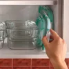 Pojemniki szklane zestaw 9 sztuk lunchbox GierekHoff Corio do przechowywania żaroodporne hermetyczne GH 1110