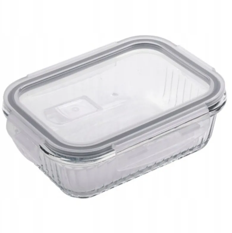 Pojemnik 640 ml na żywność jedzenie pudełko z pokrywką lunchbox prostokątny hermetyczny Mariet Florina
