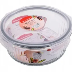 Pojemnik 960 ml na żywność jedzenie pudełko z pokrywką lunchbox okrągły hermetyczny Mariet Florina