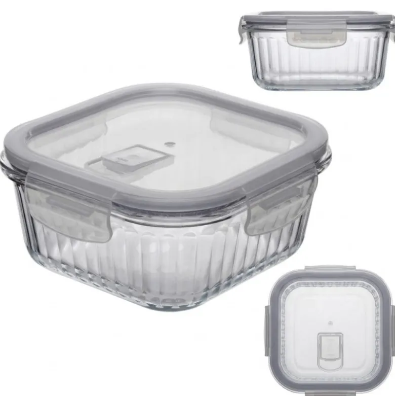 Pojemnik 1200 ml na żywność jedzenie pudełko z pokrywką lunchbox kwadratowy hermetyczny Mariet Florina