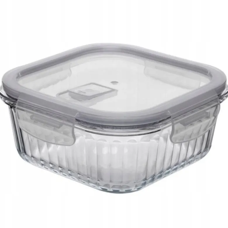 Pojemnik 1200 ml na żywność jedzenie pudełko z pokrywką lunchbox kwadratowy hermetyczny Mariet Florina