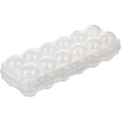 Pojemnik na jajka 12 sztuk pudełko wytłaczanka organizer do lodówki Fresh Box Bager