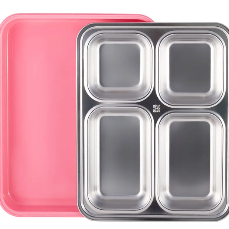 Pojemnik obiadowy z pokrywką 1800ml do przechowywania żywności różowy lunchbox KM 2147 Kamille