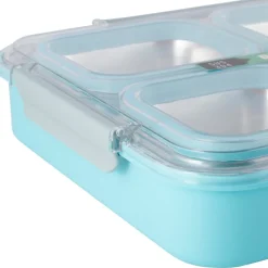 Pojemnik obiadowy z pokrywką 1800ml do przechowywania żywności niebieski lunchbox KM 2147 Kamille