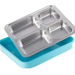 Pojemnik obiadowy z pokrywką 1800ml do przechowywania żywności niebieski lunchbox KM 2147 Kamille