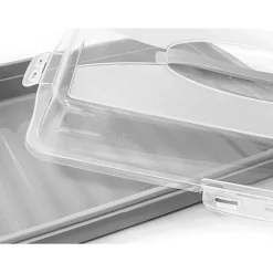 Pojemnik plastikowy na ciasto szary 45x31x10 cm Tragar 30307