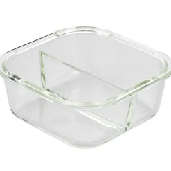 Pojemnik szklany dzielony dwukomorowy Florina Frigo 750 ml kwadratowy lunchbox hermetyczny