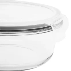 Pojemnik szklany 400 ml okrągły lunchbox Altom Fresh żaroodporny hermetyczny