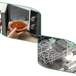 Pojemnik szklany 400 ml okrągły lunchbox Altom Fresh żaroodporny hermetyczny