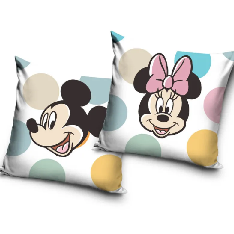 Poszewka dwustronna velvetowa dla dzieci 40x40 cm na jaśka Myszka Mickey Minnie realistyczny wzór MM 2296082