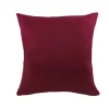 Poszewka na poduszkę dekoracyjna welurowa 40x40 velvet czerwone wino