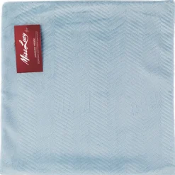 Poszewka 40x40 na poduszkę jaśka Miss Lucy Metallic niebieska dekoracyjna
