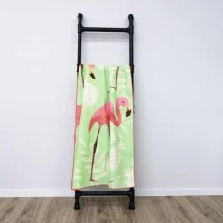 Ręcznik plażowy 70x150 gruby chłonny mikrofibra flamingi wz29