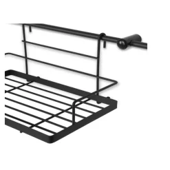 Reling kuchenny czarny Edenberg EB 8516 półka metalowa 16 elementów