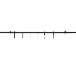 Reling kuchenny czarny Edenberg EB 8516 półka metalowa 16 elementów