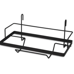 Reling kuchenny czarny Edenberg EB 8516 półka metalowa 16 elementów