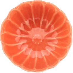 Salaterka ceramiczna 550 ml Altom Kwiat do zupy deserów koralowa
