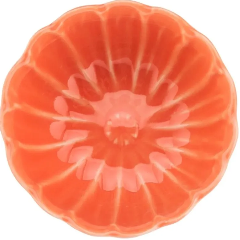 Salaterka ceramiczna 550 ml Altom Kwiat do zupy deserów koralowa