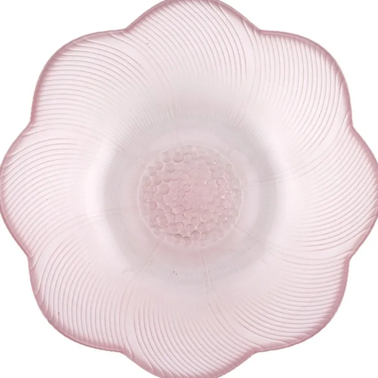 Salaterka 16 cm do przekąsek różowa w kształcie kwiatu Mariella Florina