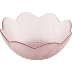 Salaterka 20 cm do sałatek różowa w kształcie kwiatu Mariella Florina