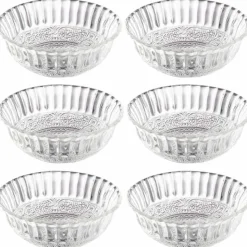 Salaterki miski szklane 15 cm zestaw 6 miseczek Florina Lauro
