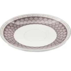 Serwis kawowy z porcelany w kompozycje kwiatowe filiżanki 270 ml ze spodkami do kawy herbaty na 6 osób Tragar