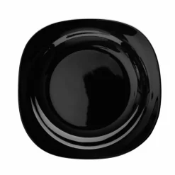 Serwis obiadowy 36 elementów dla 12 osób MG Home Pavia Black zestaw talerzy czarne talerze