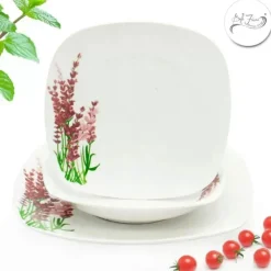 Serwis obiadowy 18 elementów komplet talerzy Bella Fiore Tragar TR-71