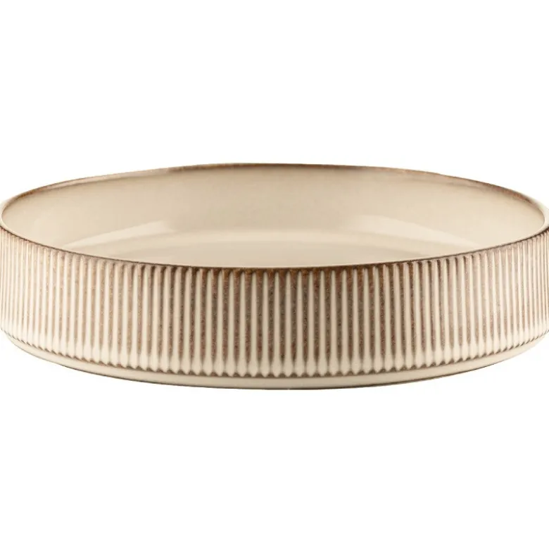 Serwis obiadowy porcelanowy GierekHoff Evie 30 elementów z salaterkami i kubkami zestaw talerzy dla 6 osób retro 1211