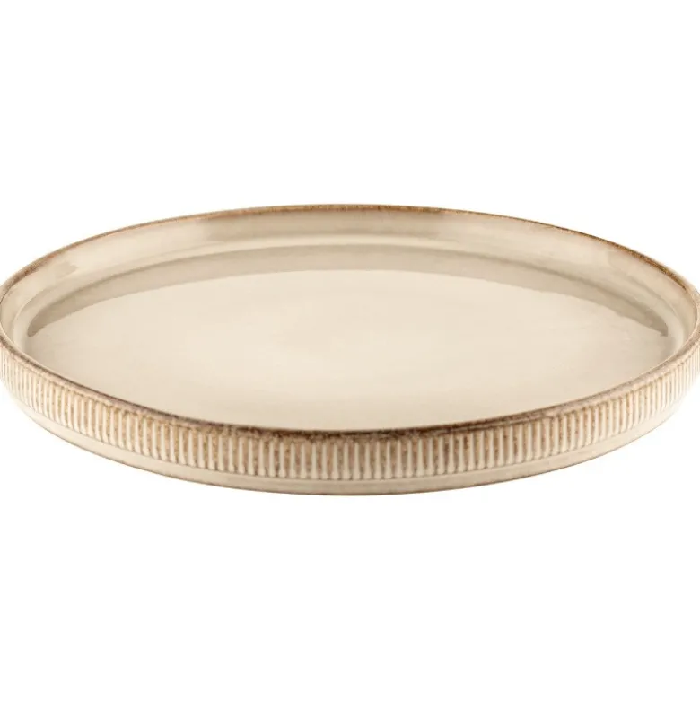 Serwis obiadowy porcelanowy GierekHoff Evie 30 elementów z salaterkami i kubkami zestaw talerzy dla 6 osób retro 1211