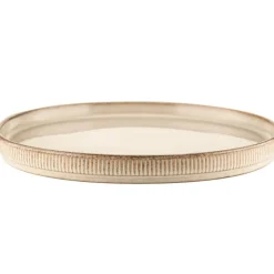 Serwis obiadowy porcelanowy GierekHoff Evie 30 elementów z salaterkami i kubkami zestaw talerzy dla 6 osób retro 1211