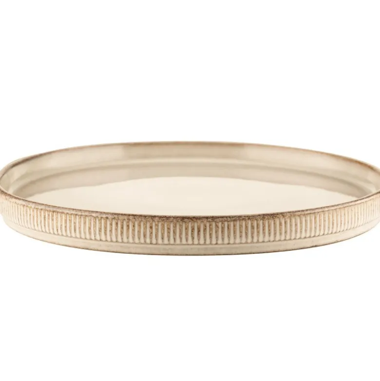 Serwis obiadowy porcelanowy GierekHoff Evie 30 elementów z salaterkami i kubkami zestaw talerzy dla 6 osób retro 1211