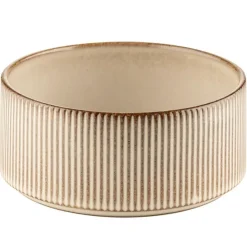 Serwis obiadowy porcelanowy GierekHoff Evie 30 elementów z salaterkami i kubkami zestaw talerzy dla 6 osób retro 1211